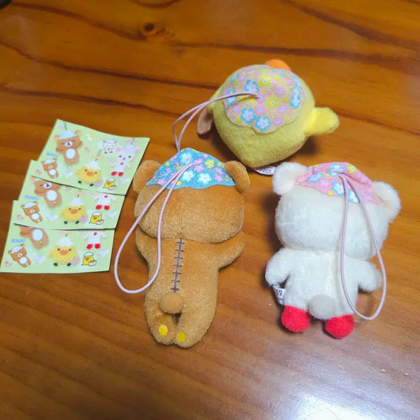 [BUNJANG] Picnic Rilakkuma Doll Strap Bundle Set / (일괄) 피크닉 리락쿠마 인형 스트랩