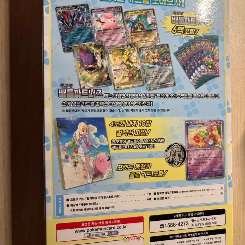 [BUNJANG] Rilliy Cardbook Set (Includes 6 Battle Partners Packs) / 릴리에 카드북 세트( 배틀파트너즈팩 6팩 포함)