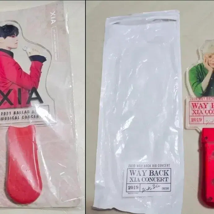 [BUNJANG] Kim Junsu (XIA) Concert Light Stick Bundle Set / 김준수 눈콘 말차콘 응원봉 2종 일괄