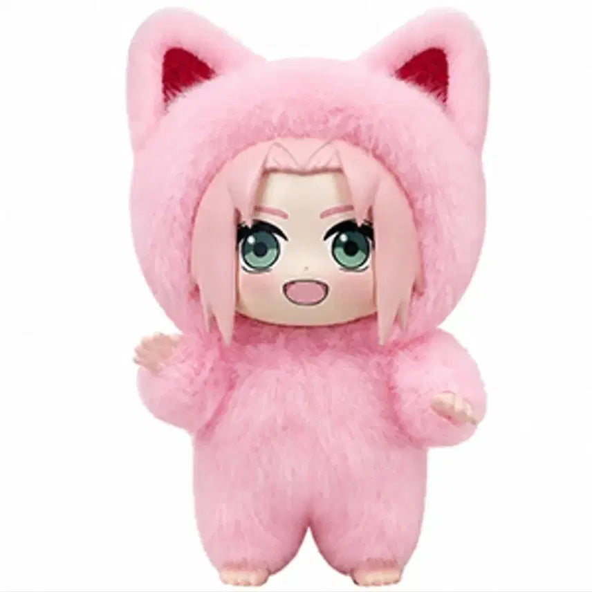 [BUNJANG] Naruto Eaki Kittenland Sakura Figure / 나루토 굿즈 eaki 키튼랜드 사쿠라 나부부3탄 피규어인형 누이키링