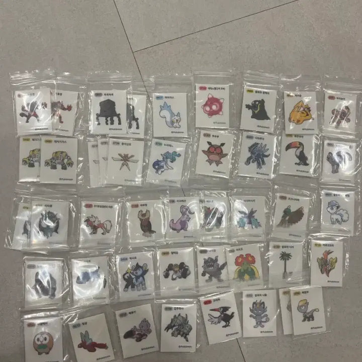 [BUNJANG] Pokemon Sticker Collection / 포켓몬스터 띠부실