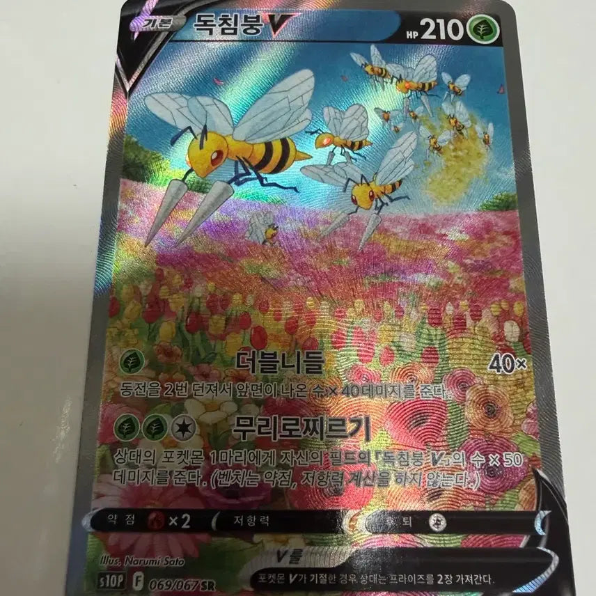 [BUNJANG] Pokemon Card Venomoth V SR Special Edition / 포켓몬카드 독침붕 v sr 특일