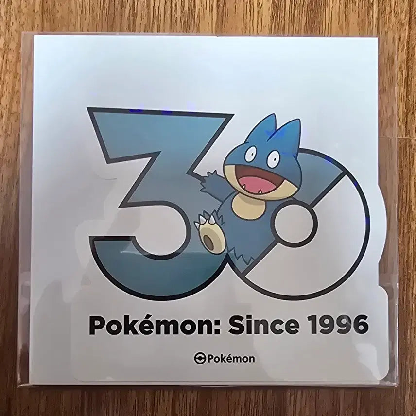 [BUNJANG] Pokemon 30th Anniversary Logo Sticker (Meokgoja) / 포켓몬 30주년 로고 스티커 먹고자