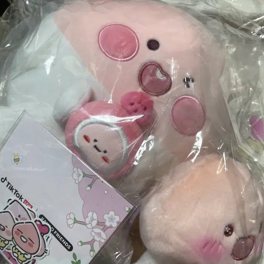 [BUNJANG] Little Apeach Doll &amp; Gripsock Set / 리틀어피치 인형 두개, 그립톡 두개 세트