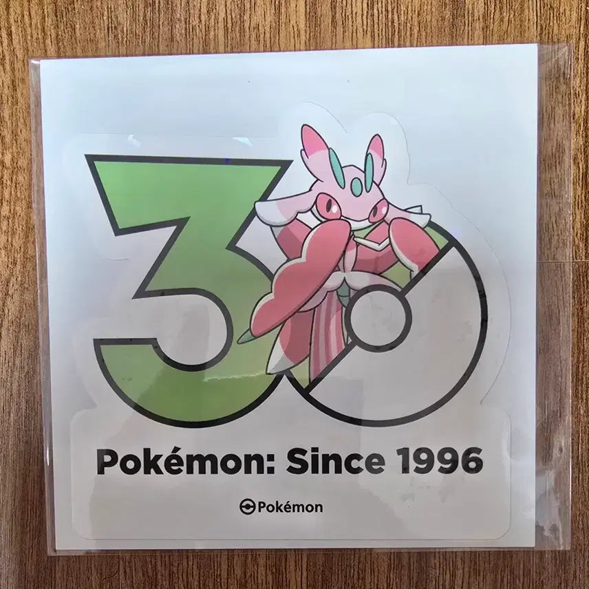 [BUNJANG] Pokemon 30th Anniversary Logo Sticker Lanturn / 포켓몬 30주년 로고 스티커 라란티스
