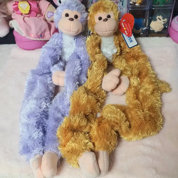 [BUNJANG] Vintage Long-Sleeved Monkey Plush Toy (Small) / 새상품 일괄 ) 고전 긴팔 원숭이 빈티지 몽키 앤틱 추억 옛날 동물 인형
