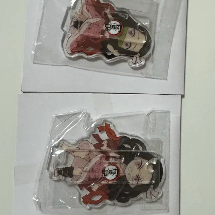 [BUNJANG] Demon Slayer Nezuko Connected Acrylic Stand Set / 귀칼 연결 아크릴 유곽 환락의 거리 네즈코 세트