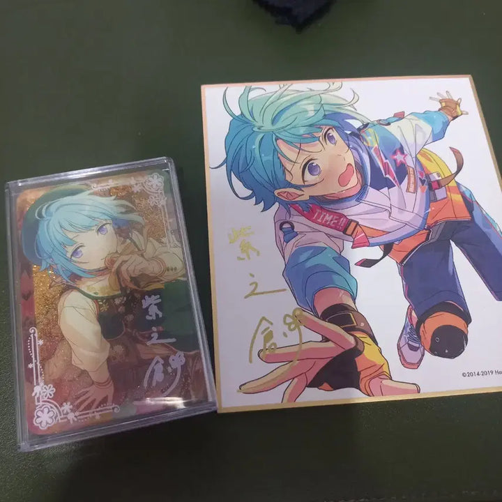 [SOLD OUT] [BUNJANG] Ensemble Stars! Hajime Acrylic Standee and Badge Set / 앙스타 하지메 파샤 파샤코레 뱃지 색지 유사코롯타 일괄 양도 합니다