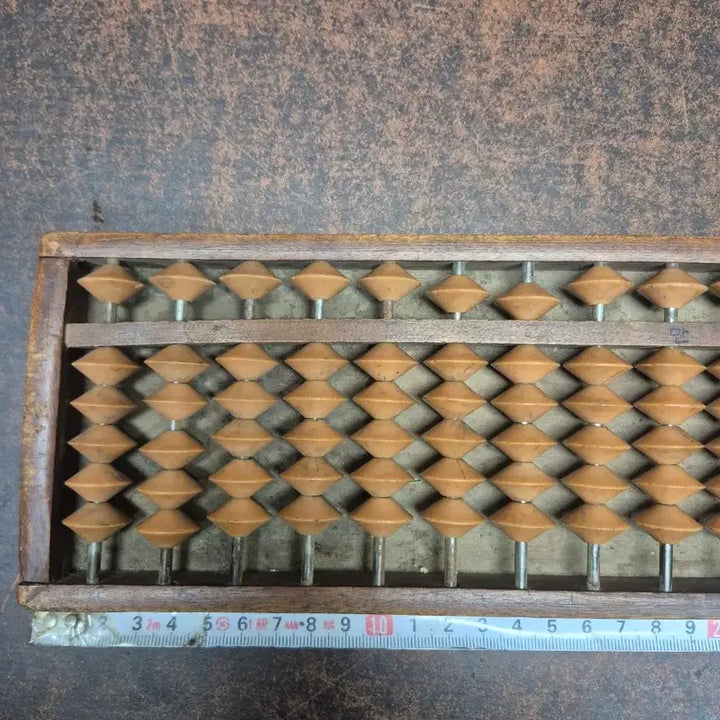 [BUNJANG] 1970s Wooden Abacus Set of 2 / 1970년대 원목으로 만든 나무 주판 2점 일괄
