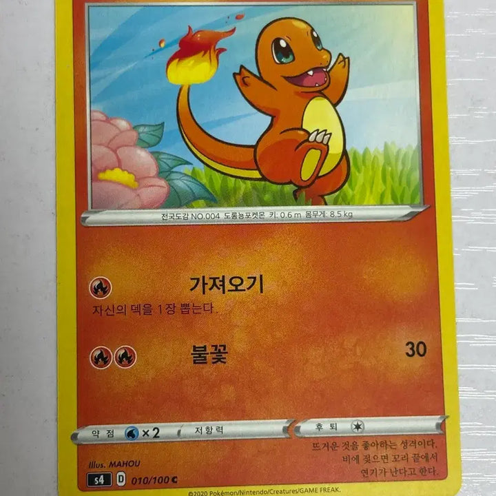 [BUNJANG] Charmander Pokemon Card / [귀여운 포켓몬카드] 파이리