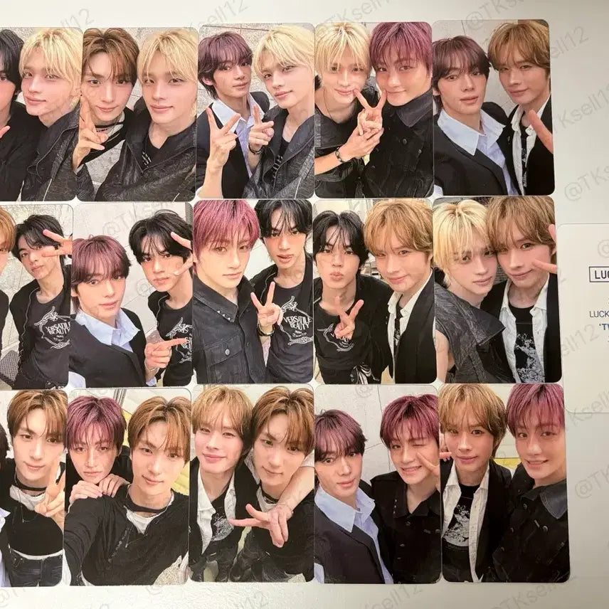 [BUNJANG] TWS 42-Zone Unit Photocard Bundle Set / 투어스 콘서트 42존 유닛포카 일괄 양도
