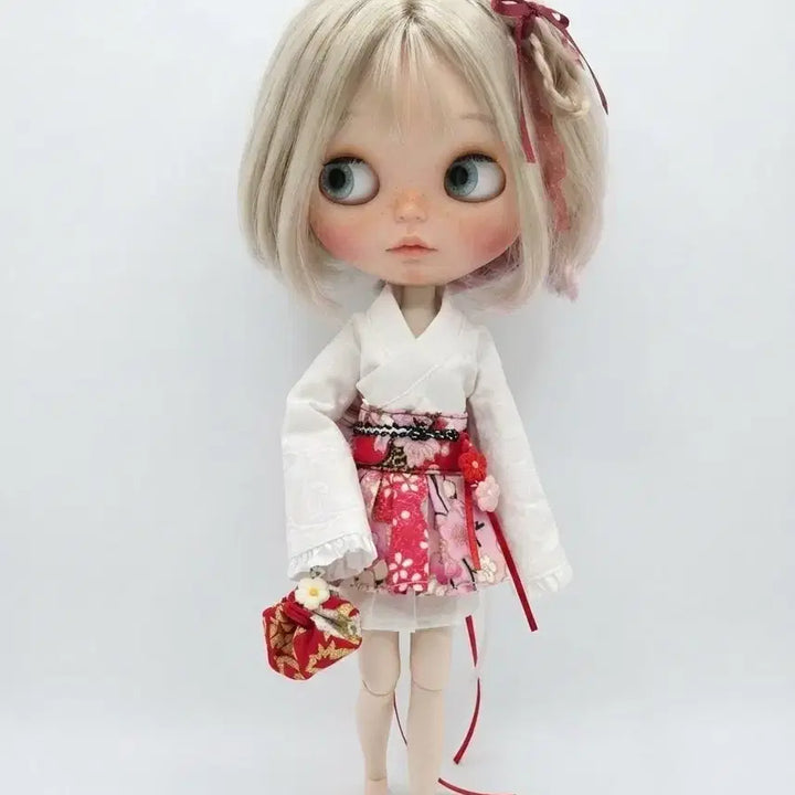[BUNJANG] Blythe Fusion Kimono Outfit Set / 브라이스 블라이스  오비츠 퓨전 기모노 의상 세트판매합니다