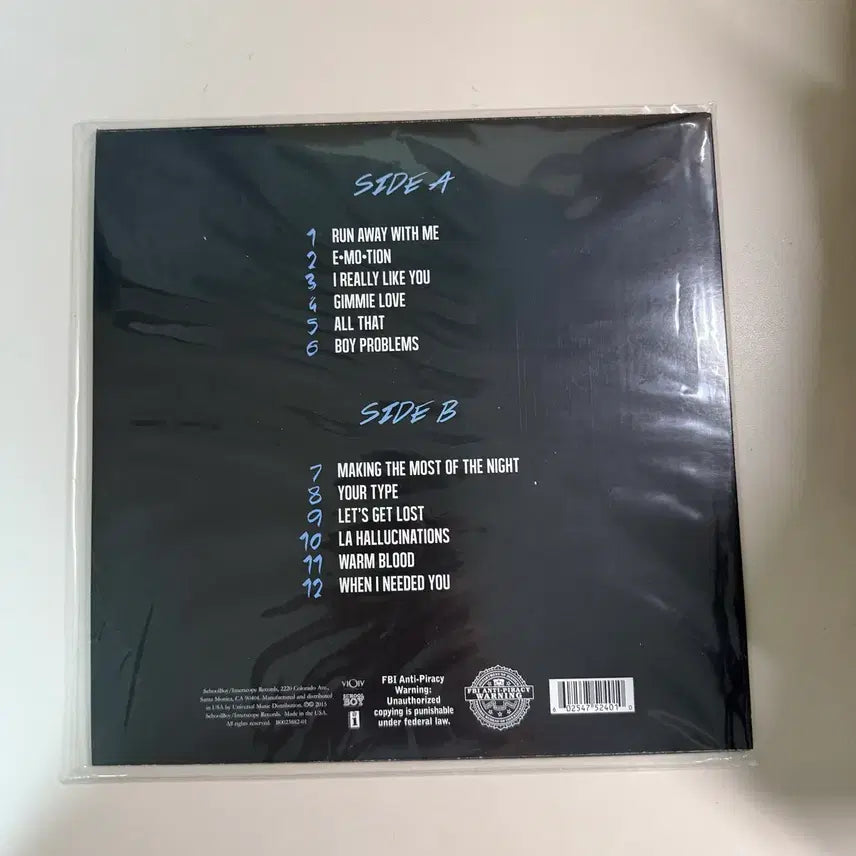 [BUNJANG] Carly Rae Jepsen Emotion LP / 칼리 레이 젭슨 emotion lp