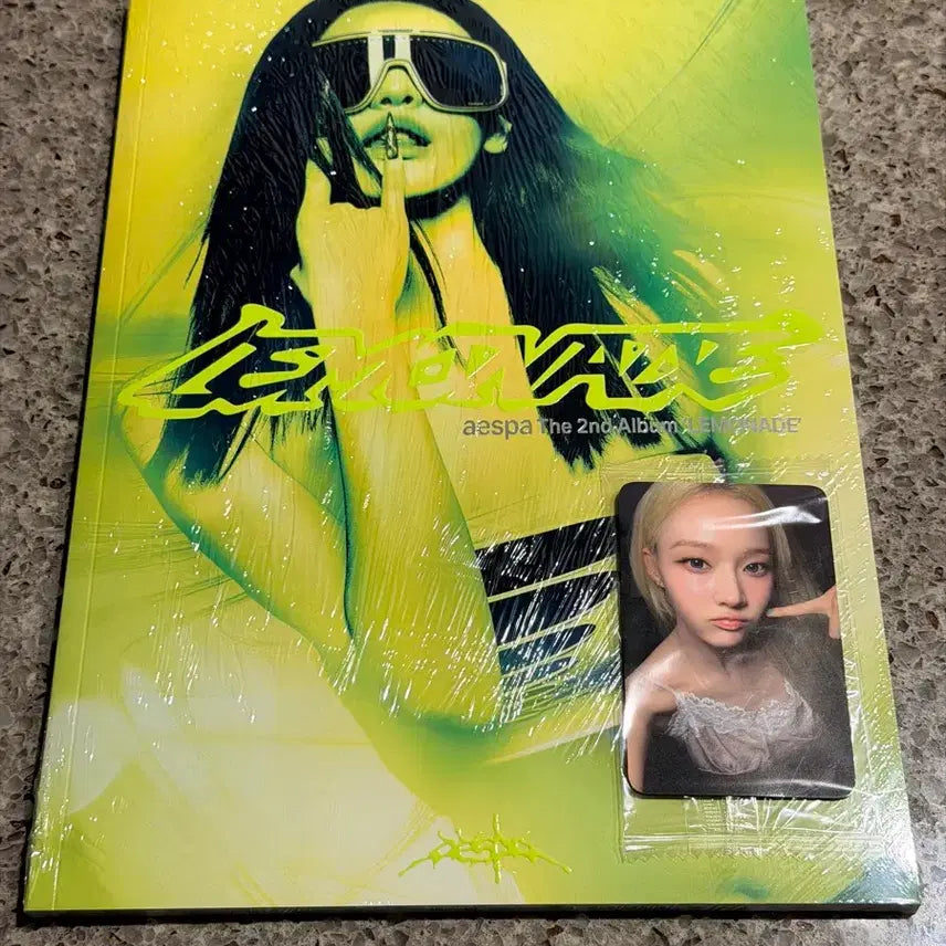 [BUNJANG] Aespa Lemonade Ningning Acid Album &amp; Winter Lucky Draw Photocard / 에스파 Lemonade 닝닝 Acid 앨범 &amp; 윈터 럭드 포카