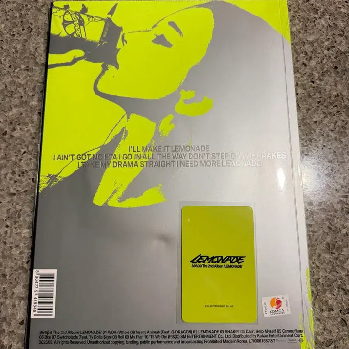 [BUNJANG] Aespa Karina Acid Version Album &amp; Winter Lucky Draw Photocard / 에스파 Lemonade 카리나 Acid 앨범 &amp; 윈터 럭드 포카