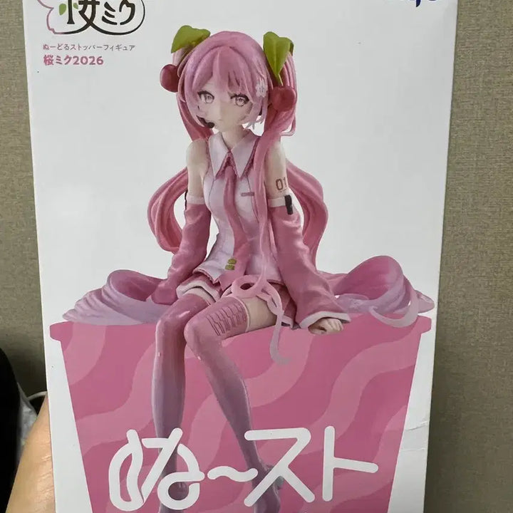 [BUNJANG] FURYU Sakura Miku 2026 Noodle Stopper Figure / 후류 사쿠라 미쿠 2026 누들 스토퍼