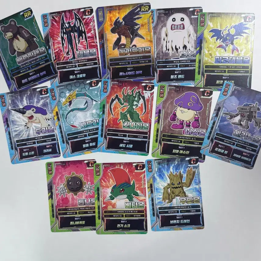 [BUNJANG] Digimon Card Bundle Set (34 Cards) / 디지몬 카드 34장 일괄 판매