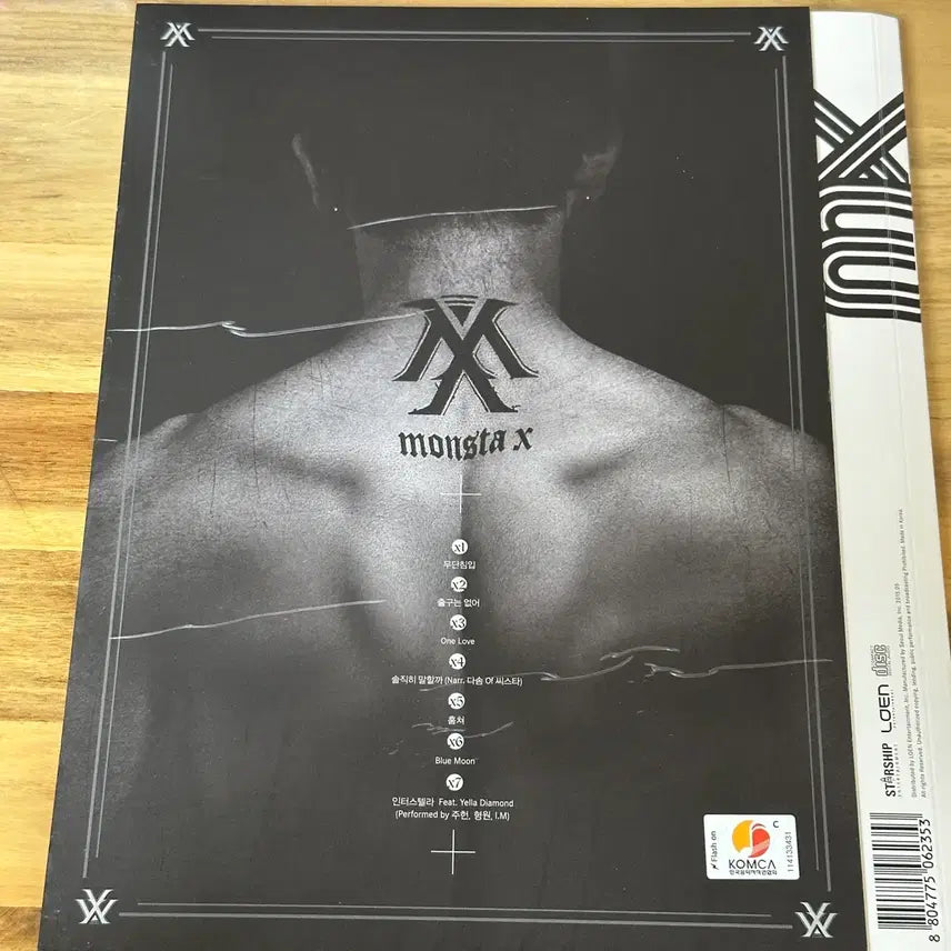 [BUNJANG] MONSTA X Trespass Mini Album Vol. 1 + I.M Photocard / 몬스타엑스 데뷔 앨범 미니1집 트레스패스 trespass (+임창균 포카
