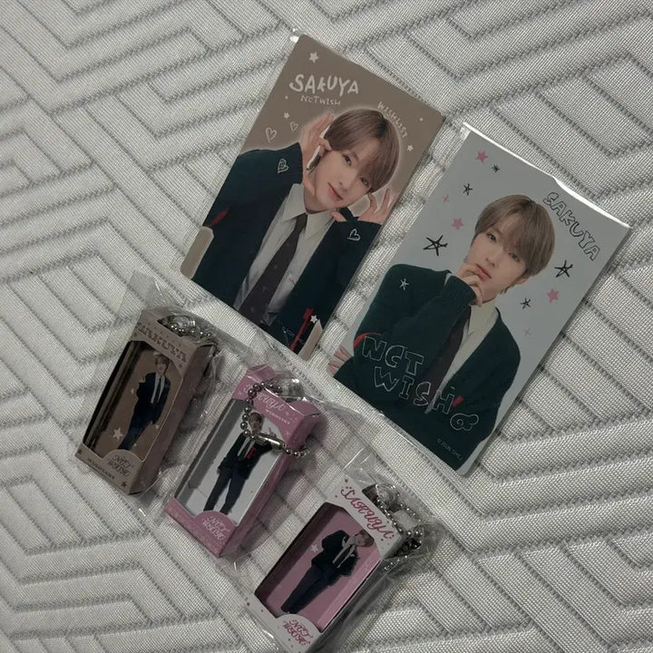 [BUNJANG] NCT WISH Sakuya Wishlist Photocard Sticker Acrylic Keyring / 엔시티위시 사쿠야 wishlist 온라인 쿠지 포카 스티커 아크릴키링