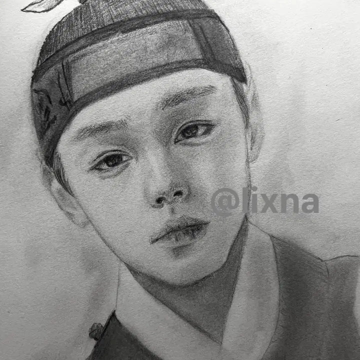 [BUNJANG] Custom Pencil Sketch Portrait Commission / 연필 그림 커미션!