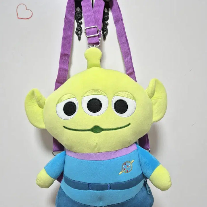 [BUNJANG] Disney Official Toy Story Alien Plush Backpack / 디즈니 정품)토이스토리 알린 인형 가방/새상품