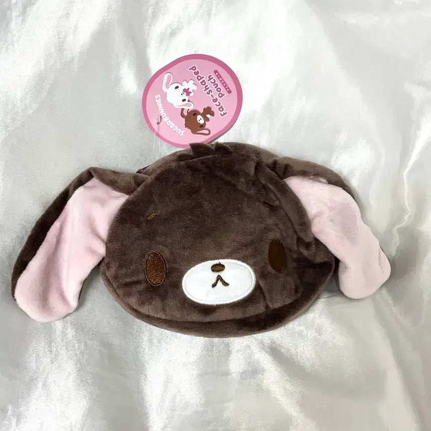 [BUNJANG] Sugarbunnies Kurousa Mascot Face Pouch / 슈가바니즈 쿠로우사 마스코트 페이스 파우치