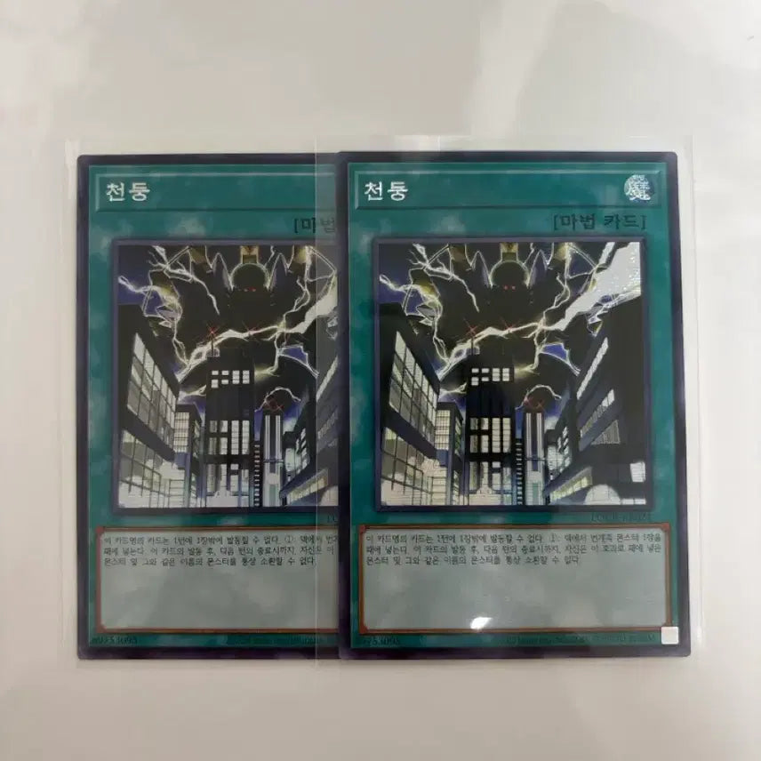 [BUNJANG] Yu-Gi-Oh! Thunder Dragon Secret Rare / 유희왕 천둥 (시크)