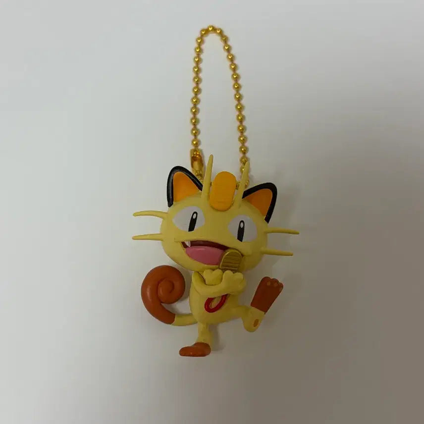[BUNJANG] Pokemon Meowth Fluorescent Figure Keychain Gacha / 포켓몬 나옹 형광 피규어 키링 가챠
