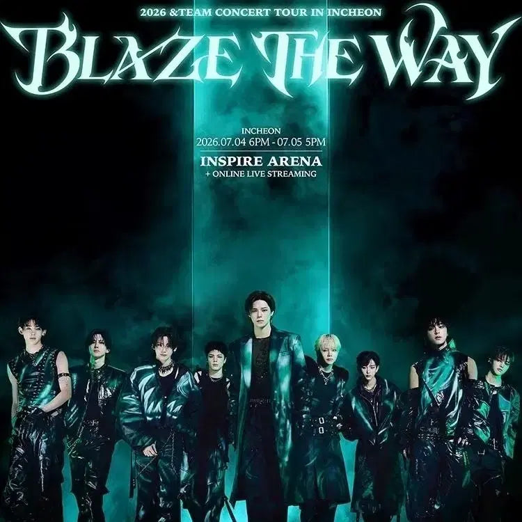 [BUNJANG] &amp;TEAM Blaze the Way Concert Album / 2026.7.4.    &amp;TEAM 콘서트 앨범 BLAZE THE WAY