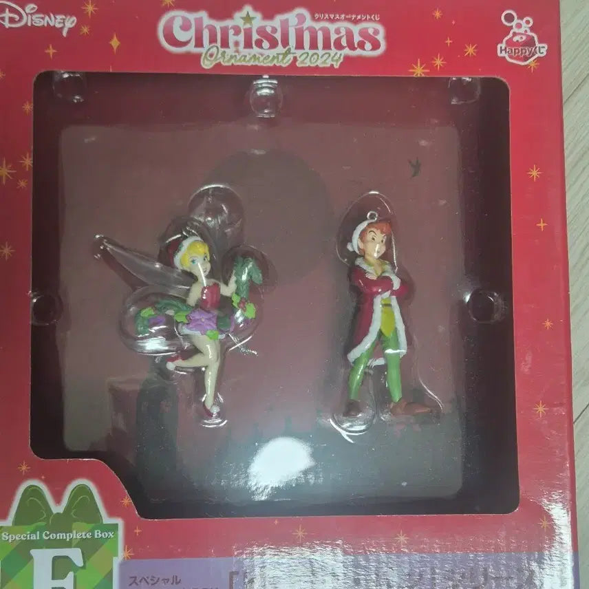 [BUNJANG] Disney Christmas Ornament 2024 Special Complete Box with Peter Pan &amp; Tinkerbell / 디즈니 크리스마스 오너먼트 2024 스페셜 컴플리트 박스