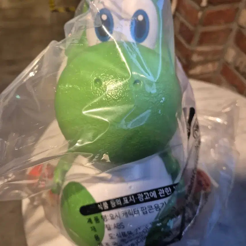 [BUNJANG] Yoshi Character Popcorn Bucket CGV Sealed New / 요시 캐릭터 팝콘통 cgv 미개봉 새상품 양도판매