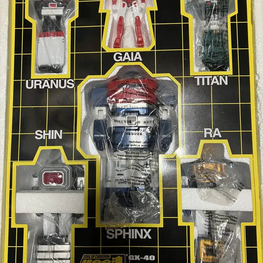 [BUNJANG] Bandai Chogokin-Damashii GX-40 Six God Combination God Mars Used / 반다이 초합금혼 GX-40 육신 합체 갓마즈 중고제품 팝니다.