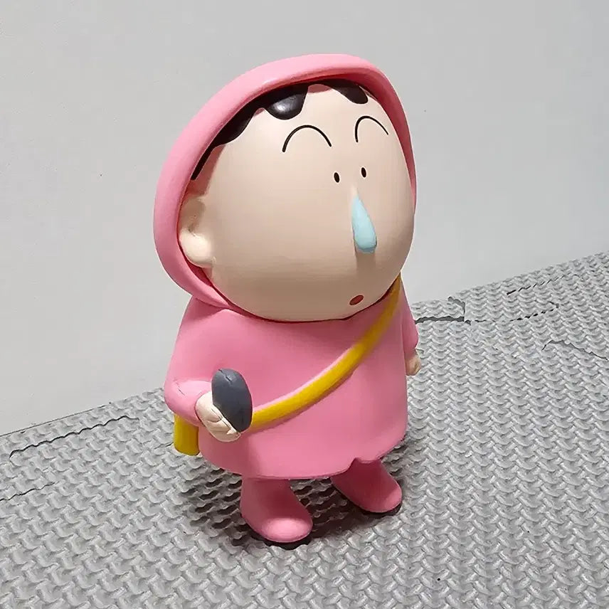 [BUNJANG] Maenggu Pink Raincoat Figure / 핑크 우비입은 맹구