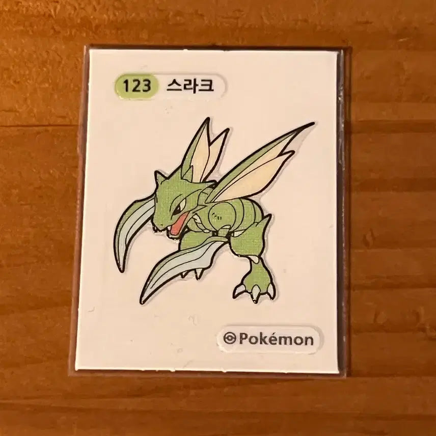 [BUNJANG] Pokemon Panini Sticker - Scyther 