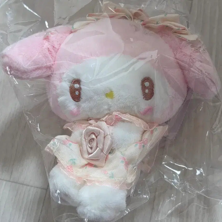[BUNJANG] Sanrio Dollie Rose My Melody Mascot / 산리오 돌리로즈 마이멜로디 마스코트