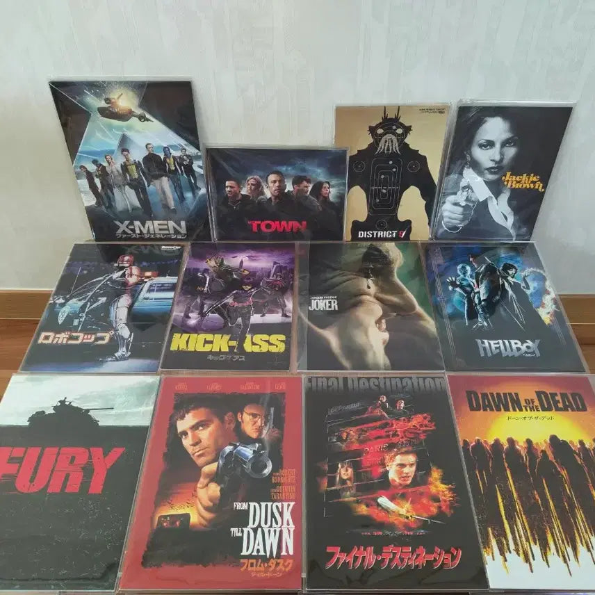 [BUNJANG] Vintage Japanese Movie Pamphlet Bundle Set + Flyers (Tarantino, Scarface, Zodiac) / 일본 빈티지 영화팜플렛 영화전단지 일괄 타란티노/호러/공포영화/수집/굿즈