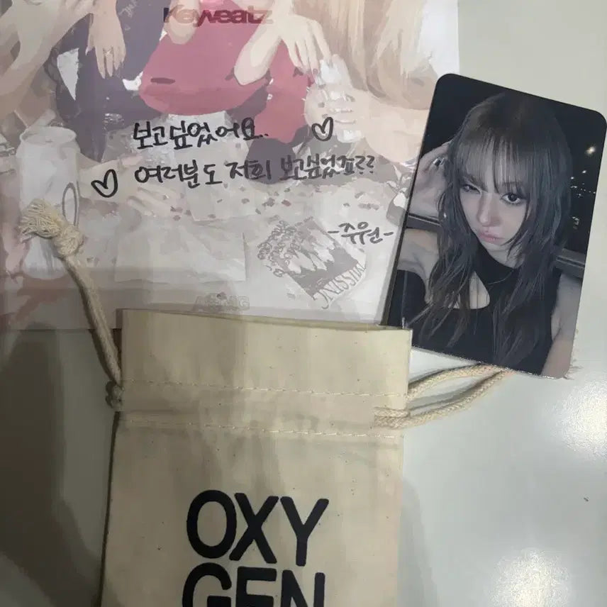 [BUNJANG] OXY GEN Handwritten Photocard K-Bits / OXY GEN 손글씨 + 포토카드 포카 키비츠