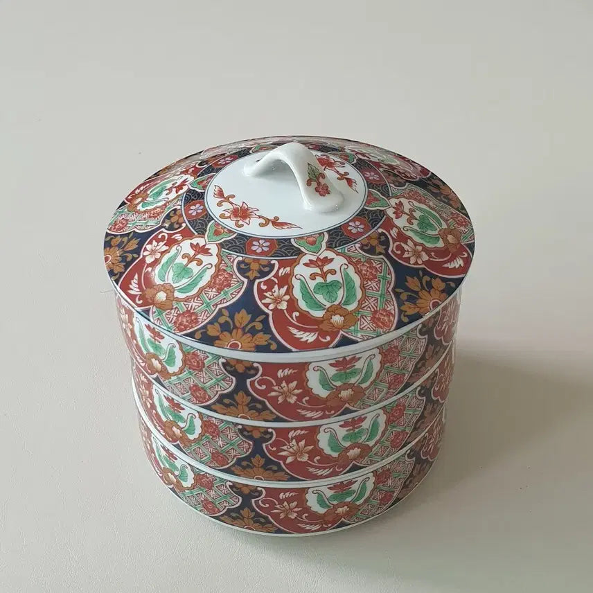 [BUNJANG] Maebata Mino Ware Toki Kosan Kiln 3-Tier Box / 미노야키 마에바타 도기고산가마(일본)
