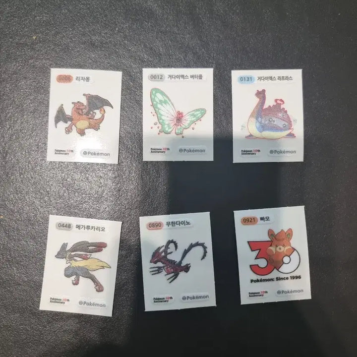 [BUNJANG] Pokemon 30th Anniversary Sticker Collection / 포켓몬 30주년 띠부씰