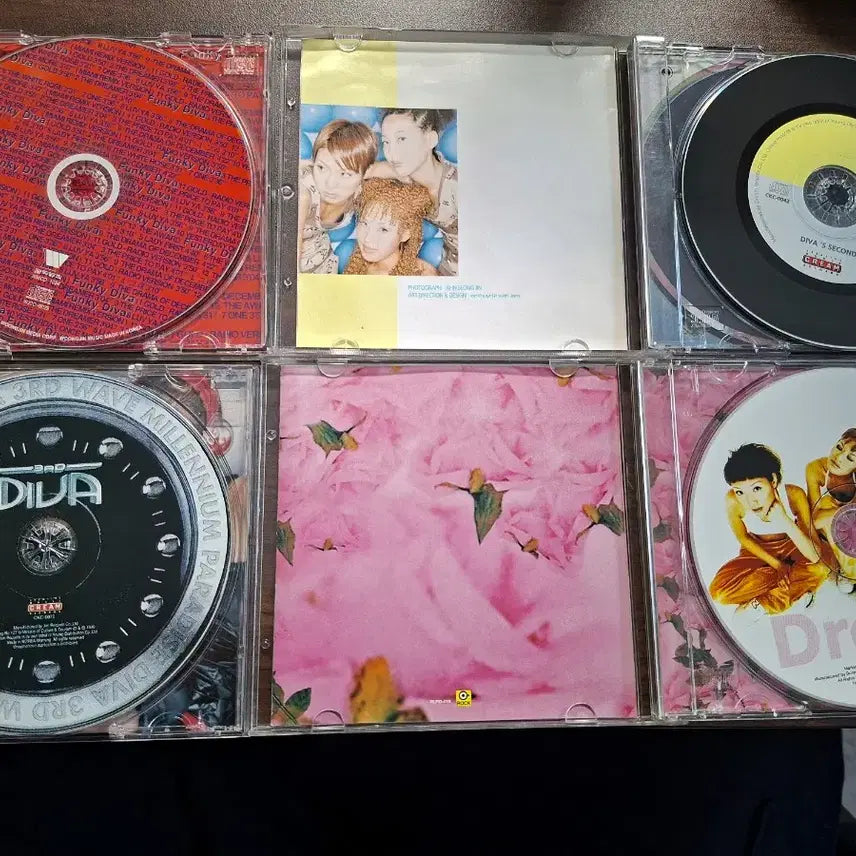 [BUNJANG] Diva 4 CD Album Bundle Set (Vol. 1-3, Dream) / 디바 CD 앨범 4장 일괄 (1집~3집,Dream영어)