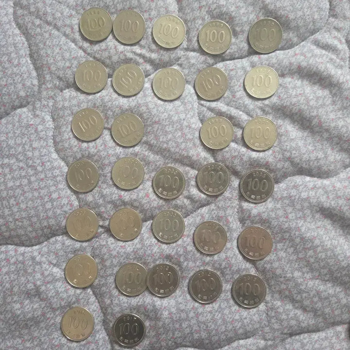 [BUNJANG] 100 Won Coin Collection (1986-2017, excluding 1998) / 100원 구동전 (1986년~2017년 하나 빼고)