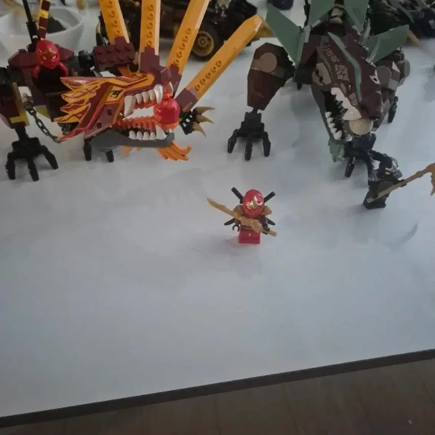 [BUNJANG] LEGO Ninjago Temple of Fire (2507) &amp; Earth Dragon (2509) Playset / 레고 닌자고 2507 불의신전 + 2509 어스 드래곤 (마지막 가격)