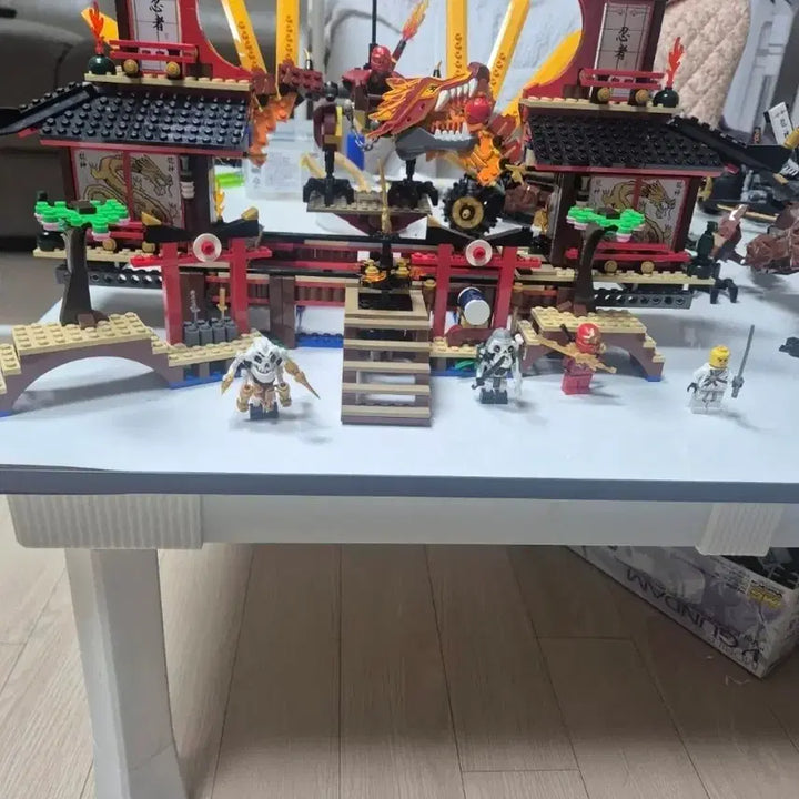 [BUNJANG] LEGO Ninjago Temple of Fire (2507) &amp; Earth Dragon (2509) Playset / 레고 닌자고 2507 불의신전 + 2509 어스 드래곤 (마지막 가격)
