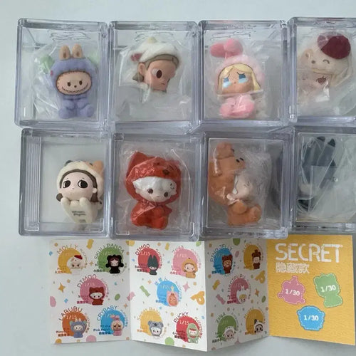 [BUNJANG] Pop Mart Pajama Party POP Bean Series (Set of 8) / 팝마트 파자마파티 팝빈 8종