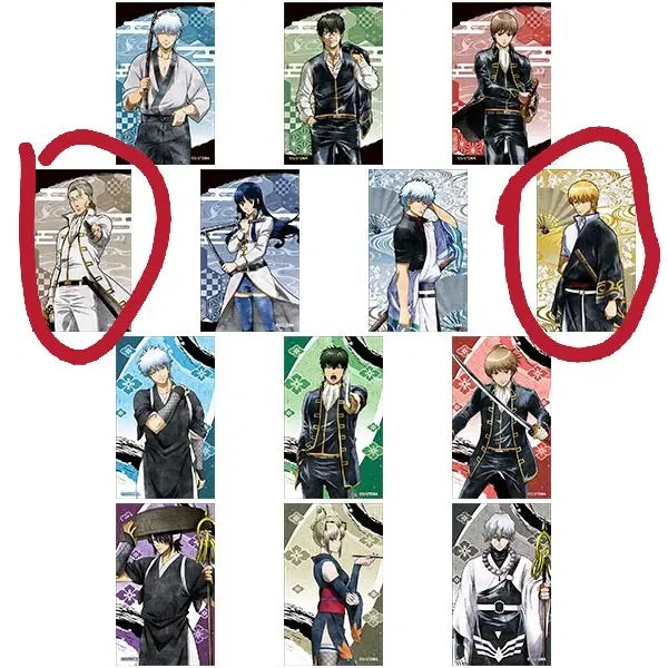 [BUNJANG] Gintama Kintoki Kin-Kon Card Bundle / (일괄)은혼 클리어카드 금혼 킨토키 바라가키 일국경성 긴타마 긴토키 지류