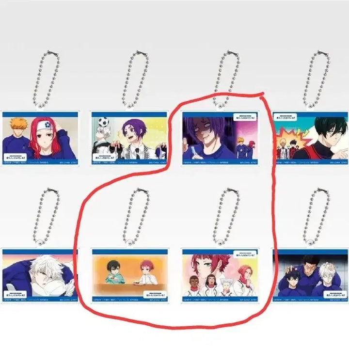 [BUNJANG] Blue Lock Scene Acrylic Stand (Bundle Set) / 블루록 H상 장면 사진 아크릴 창 (일괄)