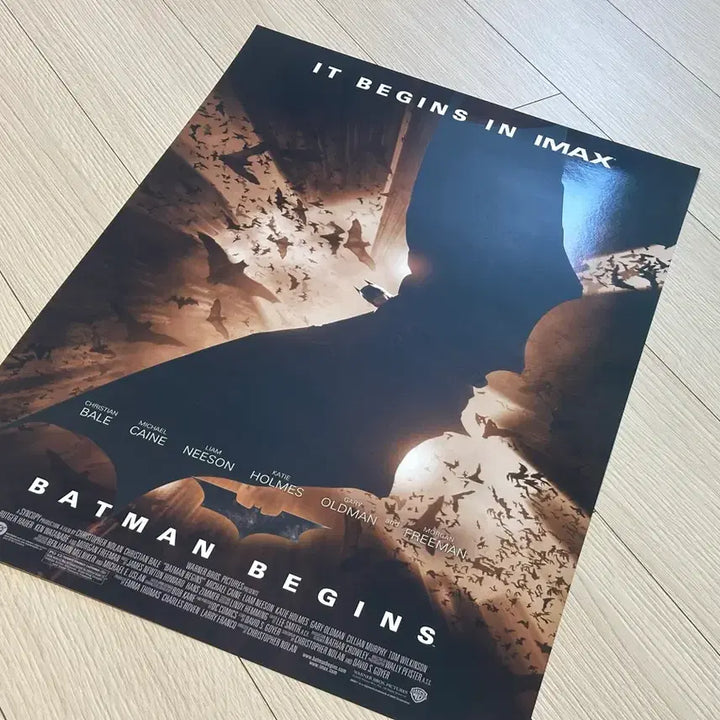 [BUNJANG] Rare Limited Edition The Dark Knight Batman Begins IMAX Poster A3 / [2021초희귀한정판]영화 다크나이트 배트맨 비긴즈 아이맥스 포스터A3