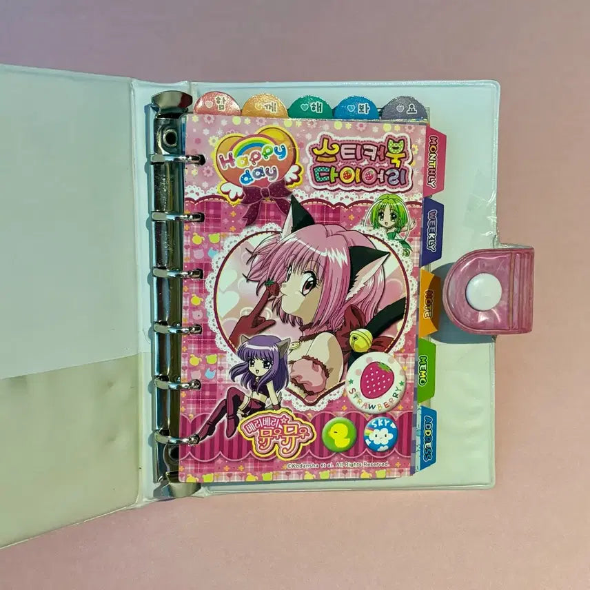 [BUNJANG] Very Berry Moo Moo Diary Old Stationery / 구판 베리베리뮤우뮤우 다이어리 고전문구