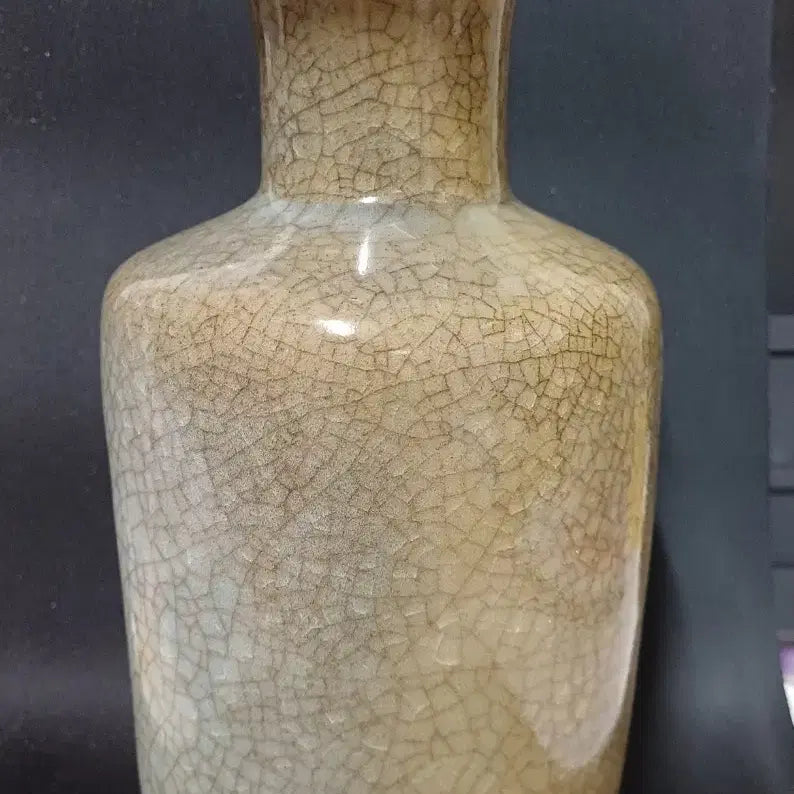 [BUNJANG] Chinese Celadon Vase with Crazing / 중국도자기  빙렬이 있는 청자병