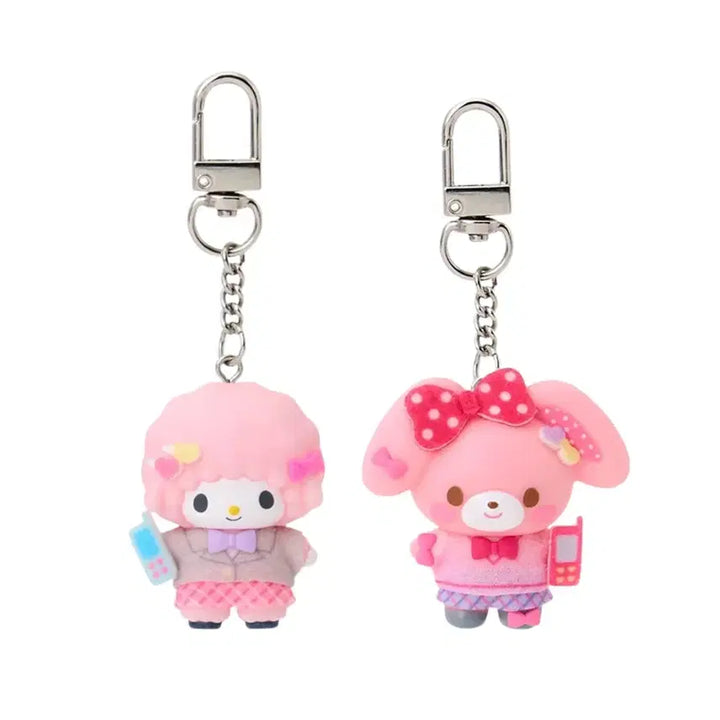 [BUNJANG] Sanrio Chibitomo School Uniform Series Piano + Bonbon Ribbon Keyring Set (Sealed) / [미개봉 세트] 산리오 치비토모 교복 피아노+봉봉리본 키링 세트